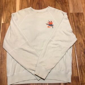 Cream Nike Knit Crewneck